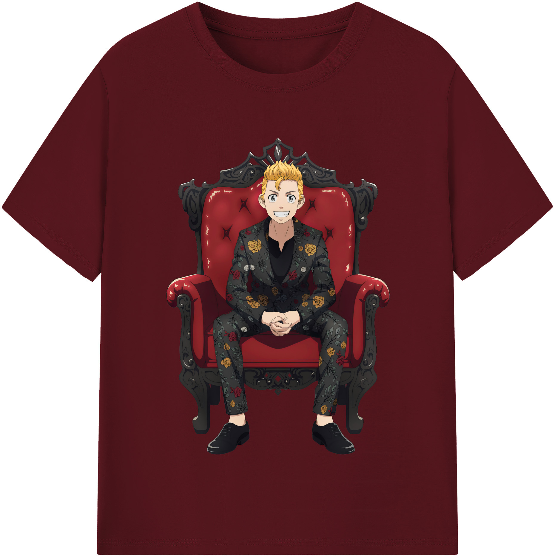 （画像用） 東京リベンジャーズ Tokyo Revengers 綿100％半袖Tシャツ（フロントプリント）
